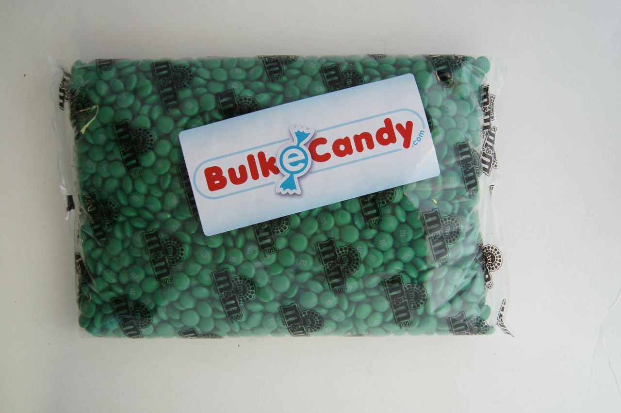 M&M's Milk Chocolate Candy - Dark Green: 5LB Bag
