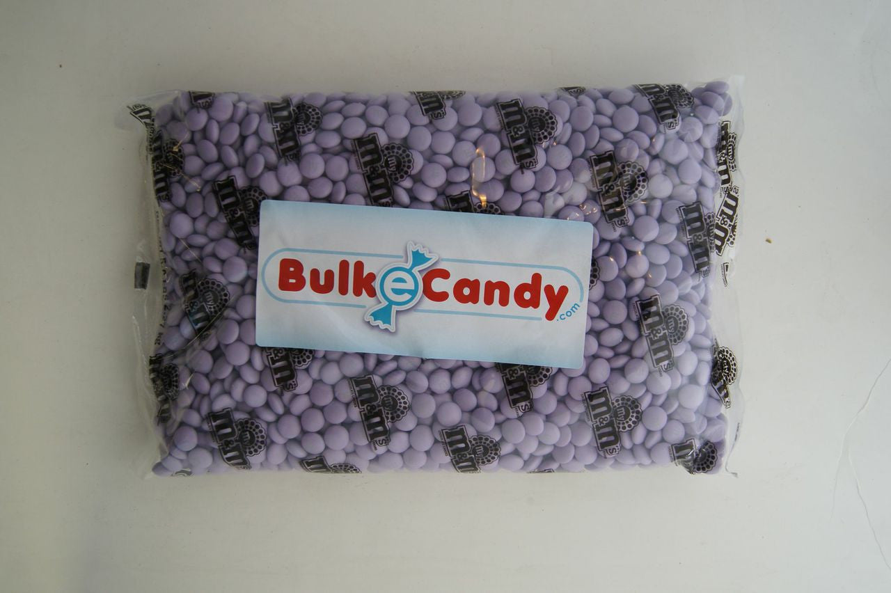 M&Ms Milk Chocolate Light Purple Candy - 5lbs of Bulk Candy in Resealable Pack F