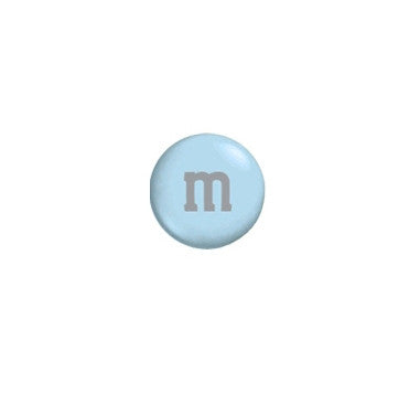 Light Blue M&M's Chocolate Candy - 1 lb Bag