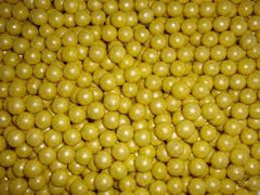 Pearl Yellow Sixlets 10LB Bulk