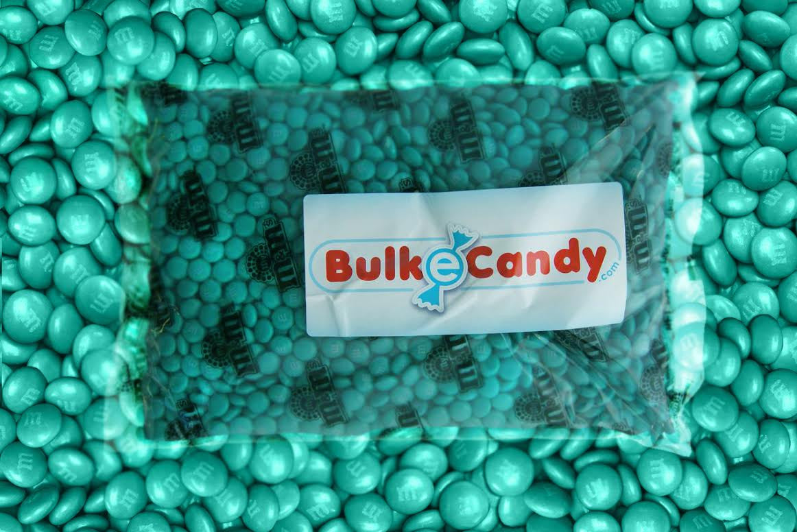 Light Blue M&Ms Candy - 5lb Bulk