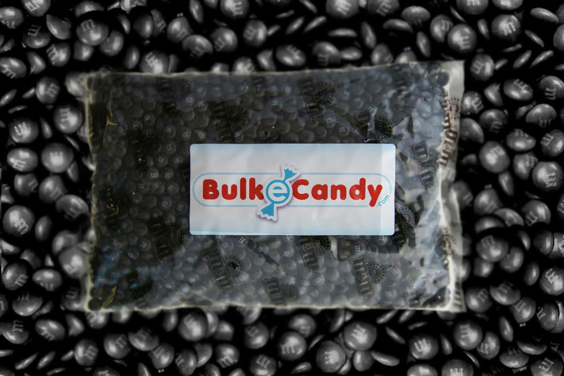 Black M&Ms Candy 1 lb (approx. 500 pcs) - Milk Chocolate